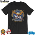 America 250 Years Anniversary Eagle & Flag Patriotic Men’s T Shirt