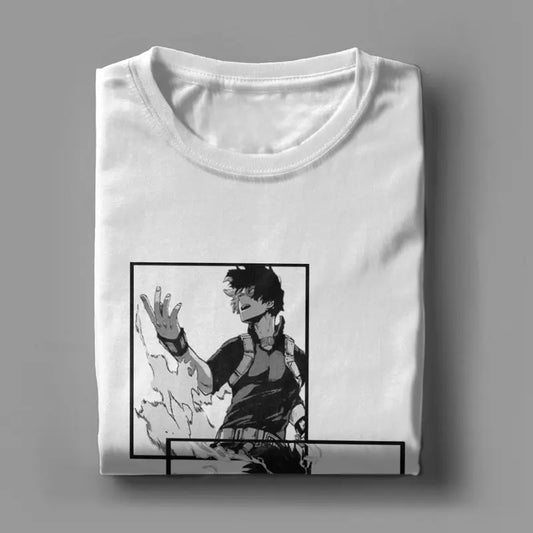 MY HERO ACADEMIA TRIO WHITE TEE Cotton Fabric Sweatshirt, Hoodie, Comfort Colors