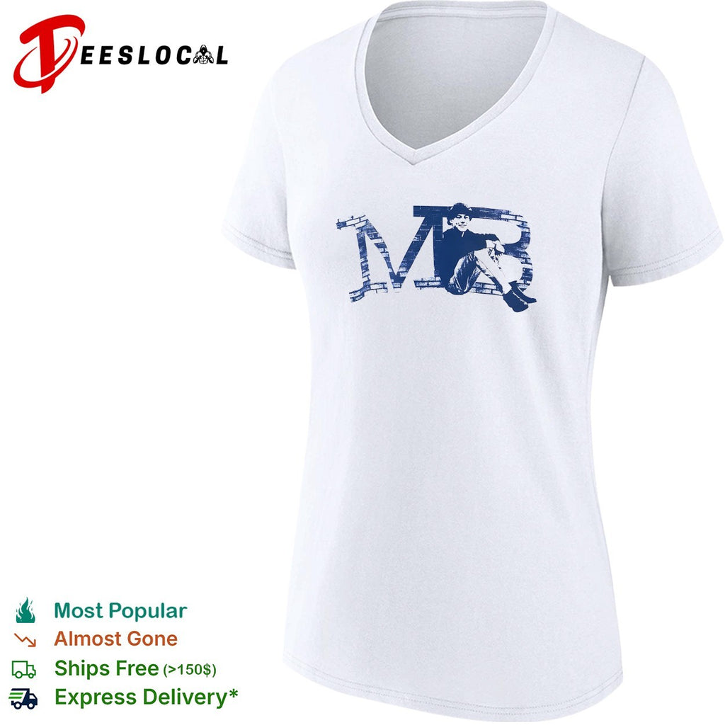 Maddox Batson sitting MB monogram shirt
