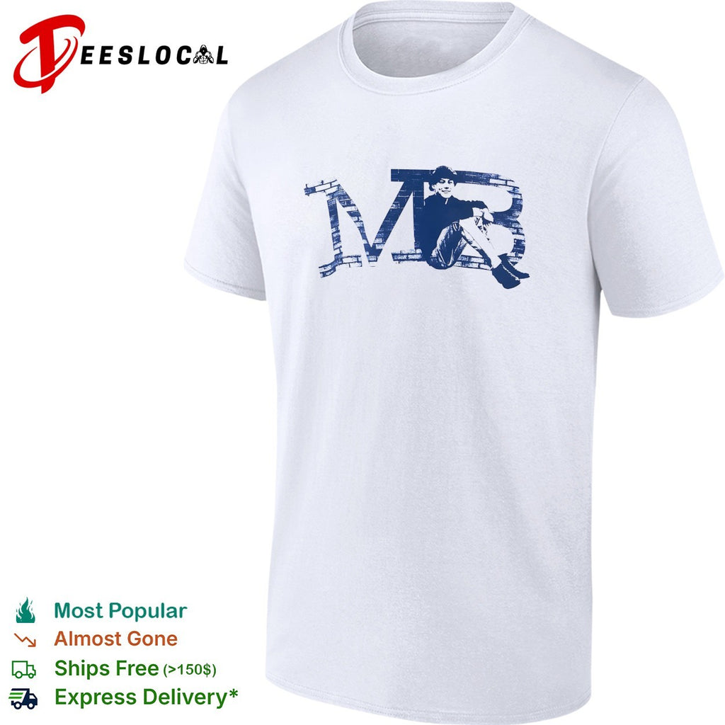 Maddox Batson sitting MB monogram shirt