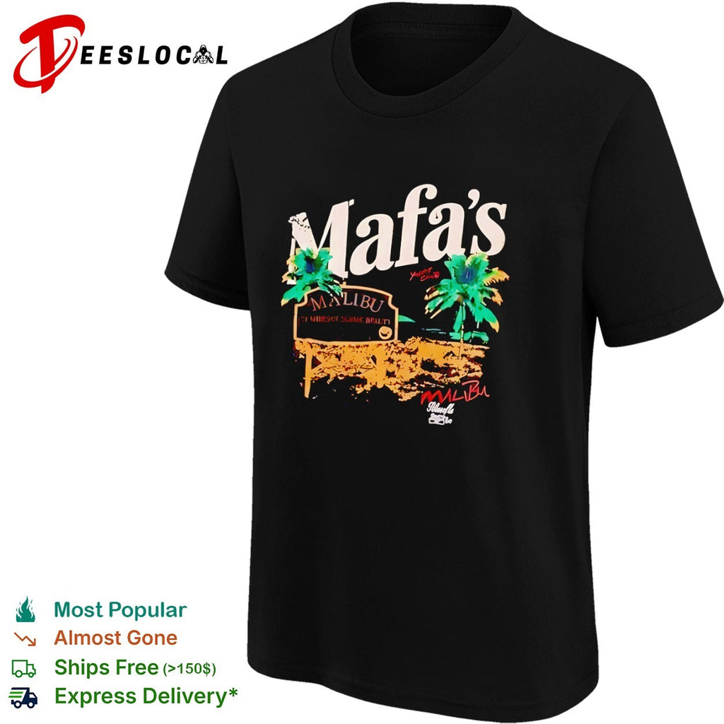 Mafa’s Malibu palm trees 27 miles of scenic beauty shirt