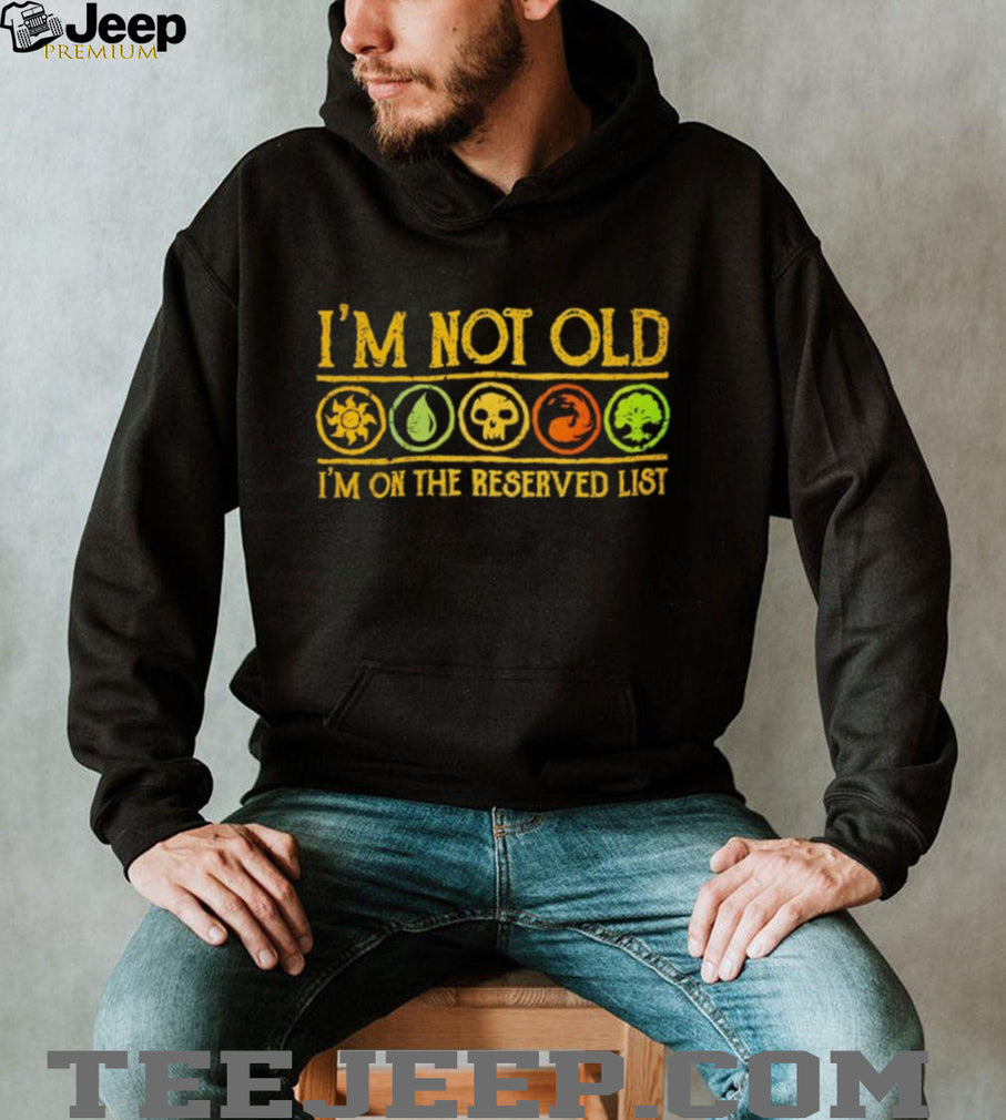 Magic the gathering I am on the reserved list shirt