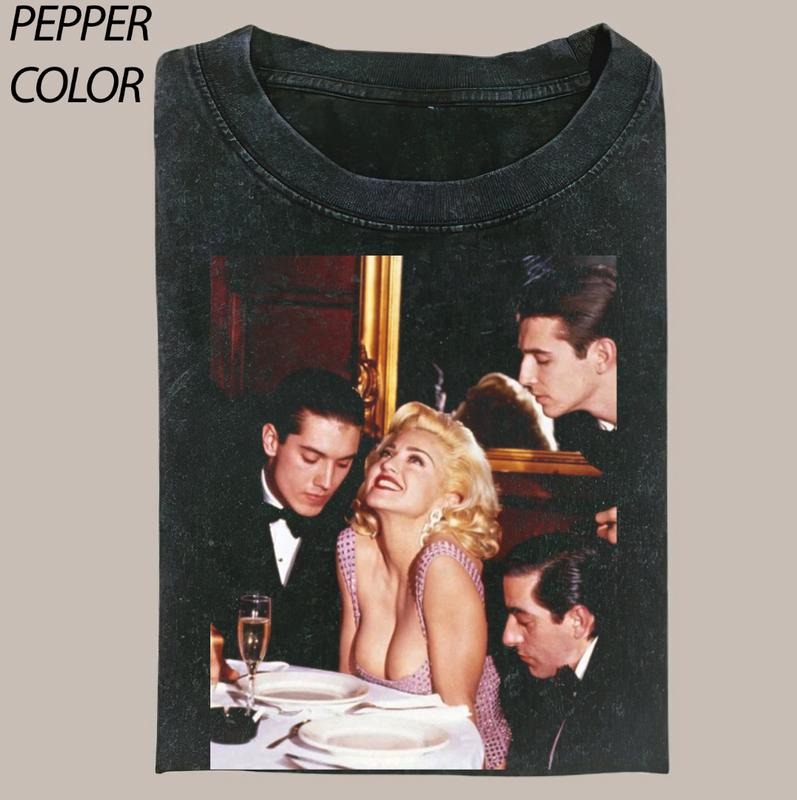 Make You Look Vintage 90's  Graphic Unisex Shirt, Madonna Crew Neck T-Shirt, Funny Tee, Gift for Him Her Womenswear Tops