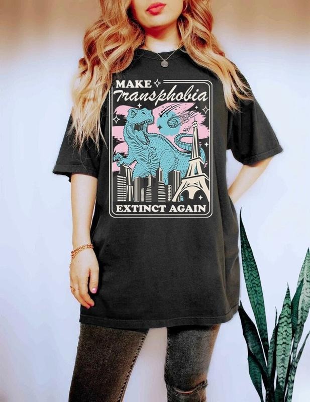 Make transphobia extinct again | stop transphobia | protect trans shirt | trans rights are human rights | trans lives...