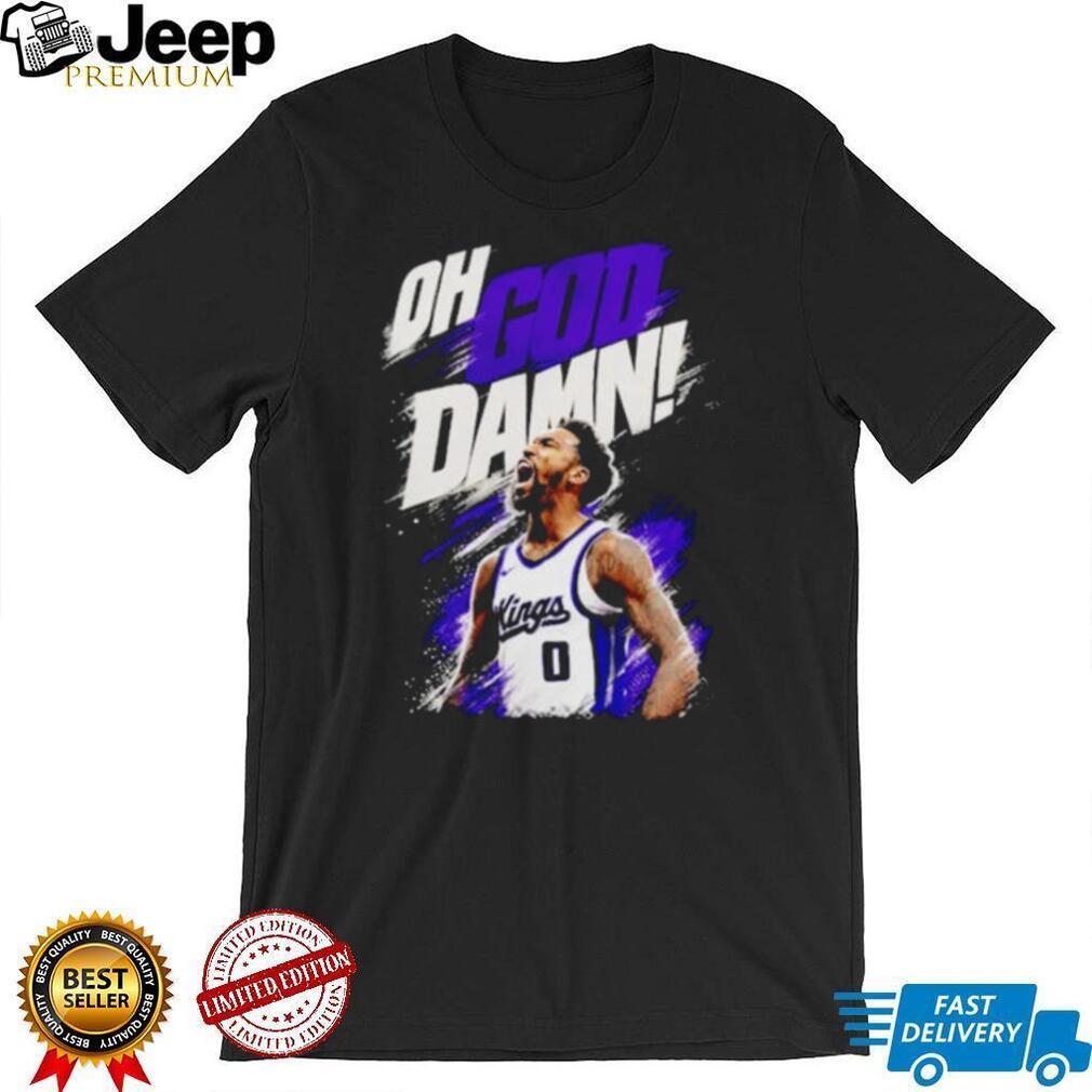 Malik Monk Oh God Damn Sacramento Kings No 0 shirt
