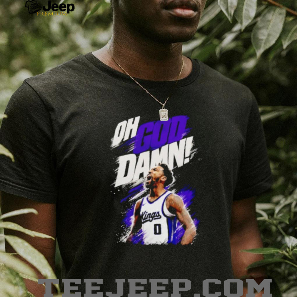 Malik Monk Oh God Damn Sacramento Kings No 0 shirt