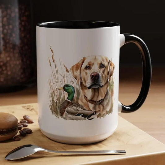 Mallard Duck Coffee Mug,  Labrador Retriever, Hunting Mug, Hunting Gifts, Coffee Mug Gift Lover 11oz 15oz