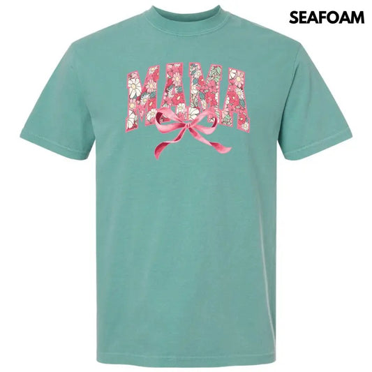 Mama Floral Coquette Comfort Colors T-Shirt