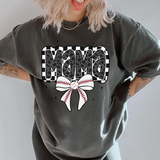 Mama Of Baseball Shirt ~ Unisex Apparel Relaxed Fit Printed In The USA Clothing Womenswear Casual Comfort Cotton Top Athletic Boho