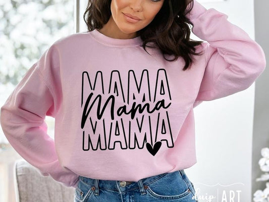 Mama PNG Sweatshirt, Stacked Mama T-Shirt DRG, Retro Mama DRG, Boho Mama Sweatshirt DRG, Mama Mode DRG, Mama Shirt DRG,...