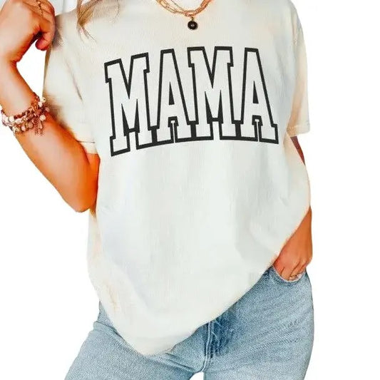 Mama Shirt, Mom Shirt, Gift For Mom Tee, Mother's Day Shirt, New Mom, Trendy Mom Shirt, Mama Gift Shirt, Unisex T-Shirt, Gifts For Mom Mother From Children Kids, Short Sleeve Tee Shirt, Mom Gifts, Gifts For Birthday Mothers Day