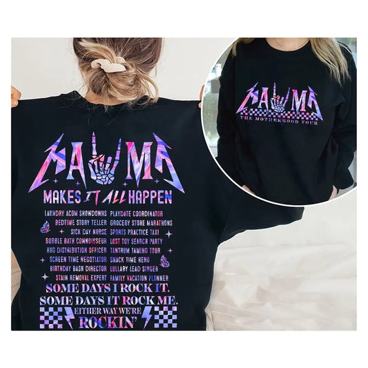 Mama The Motherhood Tour shirt, Some Days I Rock It shirt,  Mama Lighting Bold