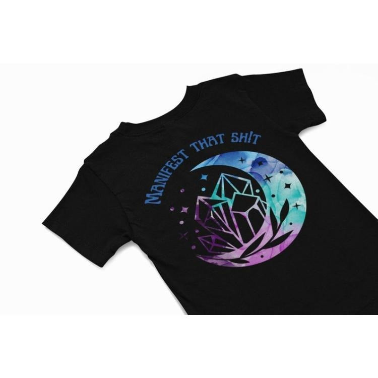 Manifest that shit t shirt, Meditation T shirt, Spiritual tee's, wiccan Apparel, Zen lover gift, Traveller tee, hippie t shirt Made in USA