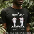 Manny Ramirez David Ortiz Red Sox Baseball Stars Vintage Retro Style Men Fans Shirt