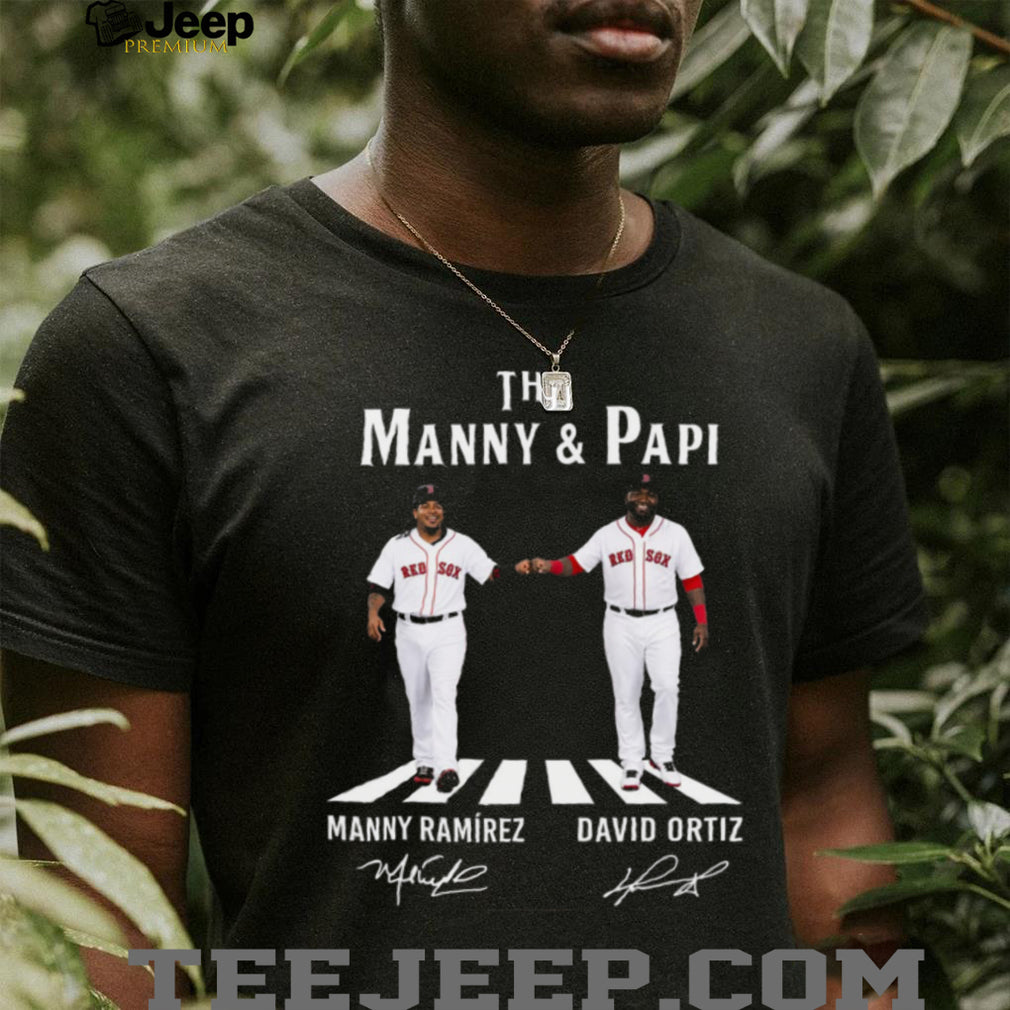Manny Ramirez David Ortiz Red Sox Baseball Stars Vintage Retro Style Men Fans Shirt