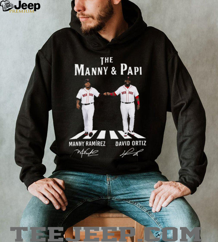 Manny Ramirez David Ortiz Red Sox Baseball Stars Vintage Retro Style Men Fans Shirt