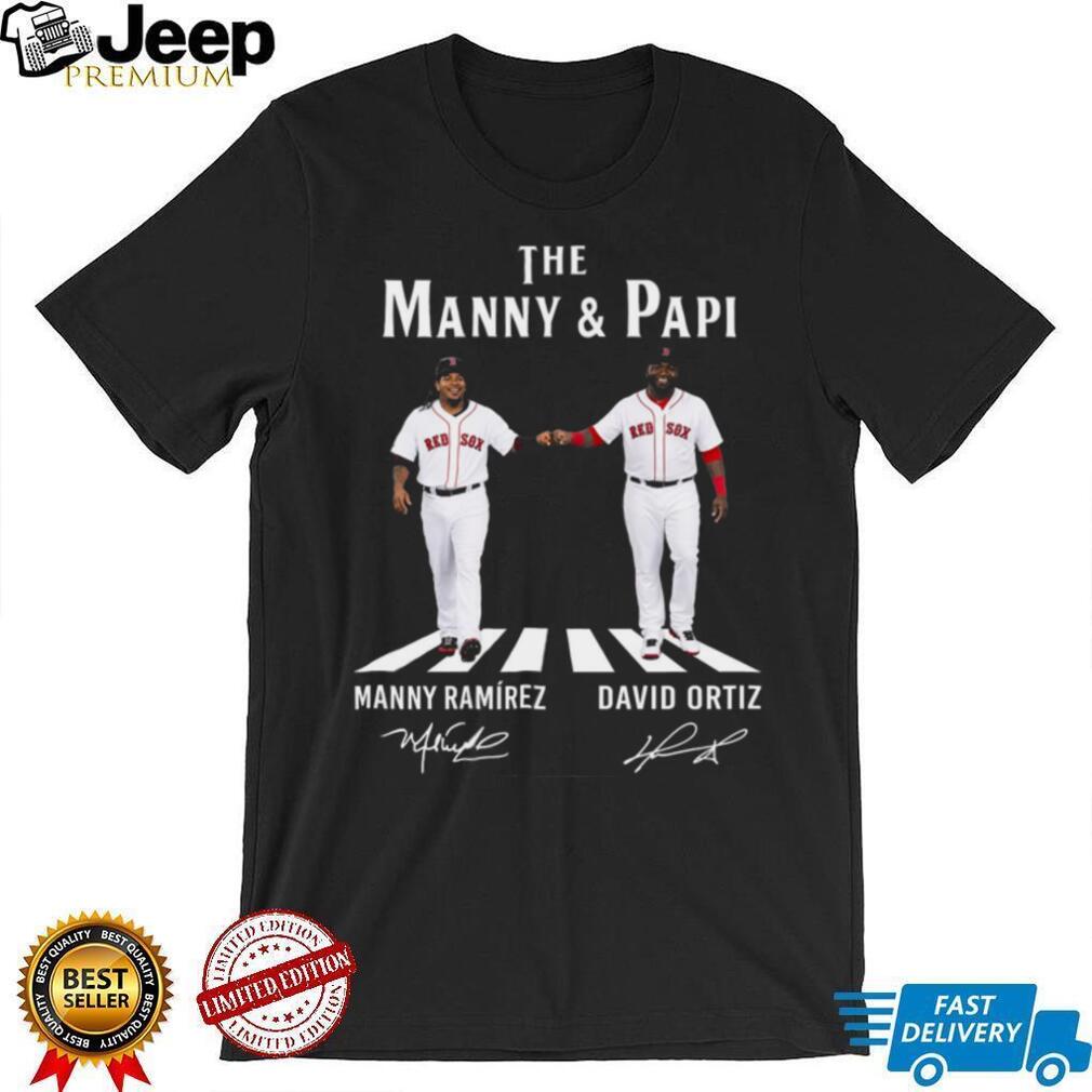 Manny Ramirez David Ortiz Red Sox Baseball Stars Vintage Retro Style Men Fans Shirt