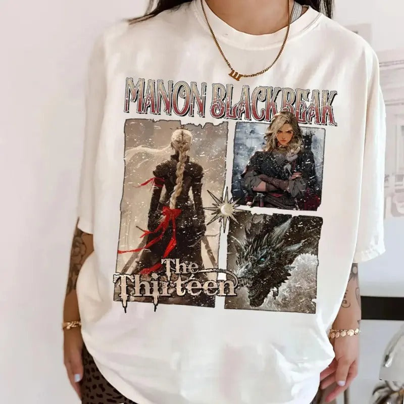 Manon Blackbeak The Thirteen T-Shirt, Throne Of Glass Shirt, From Now Until The Darkness Claim Us, We Are The Thirteen Sweater, The Thirteen TOG Tee