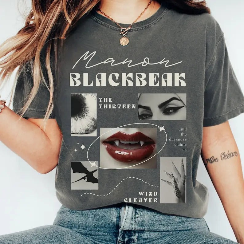 Manon Blackbeak Throne of Glass Shirt The Thirteen Shirt Sarah J Maas Booktok Merch Throne Of Glass Merch SJM Merch ACOTAR Shirt