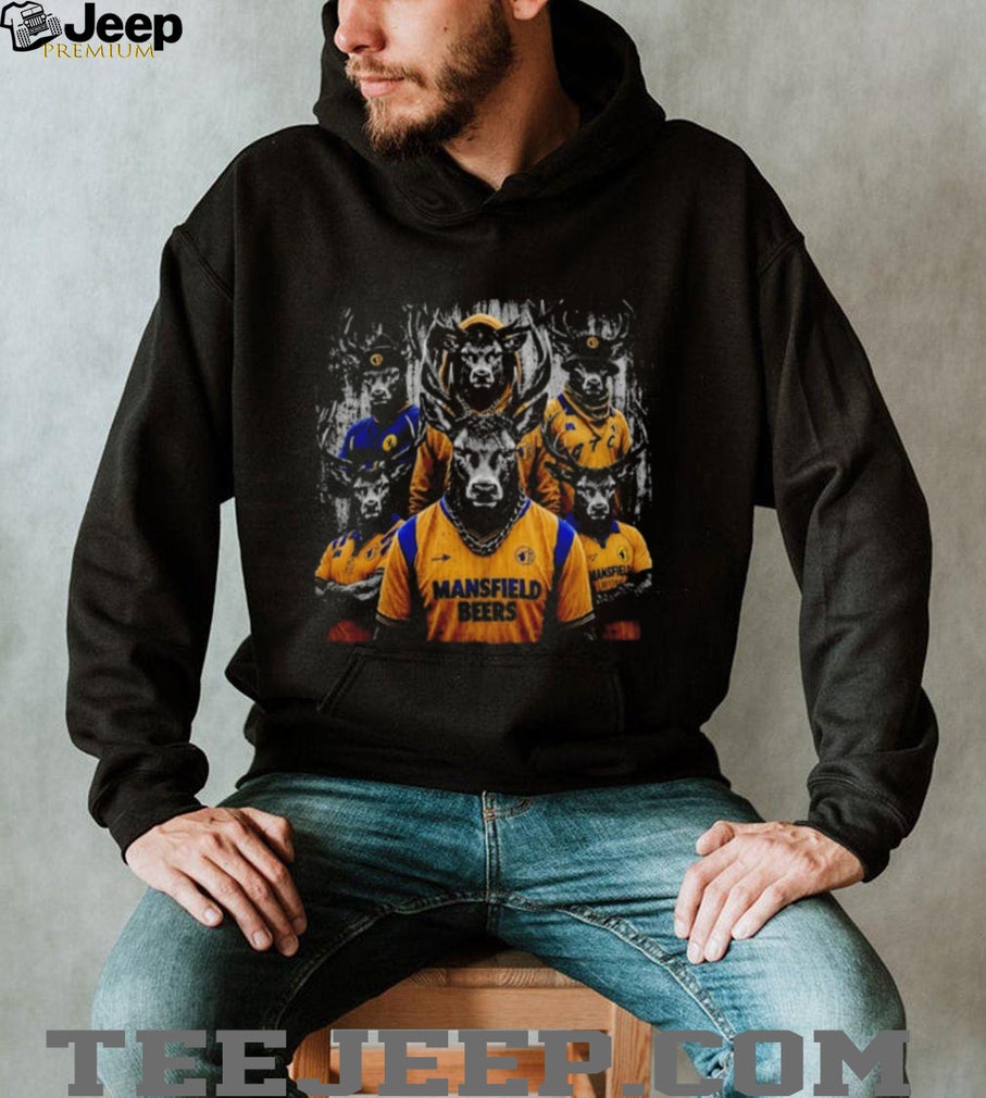 Mansfield Gangster Stags Football mascot retro shirt