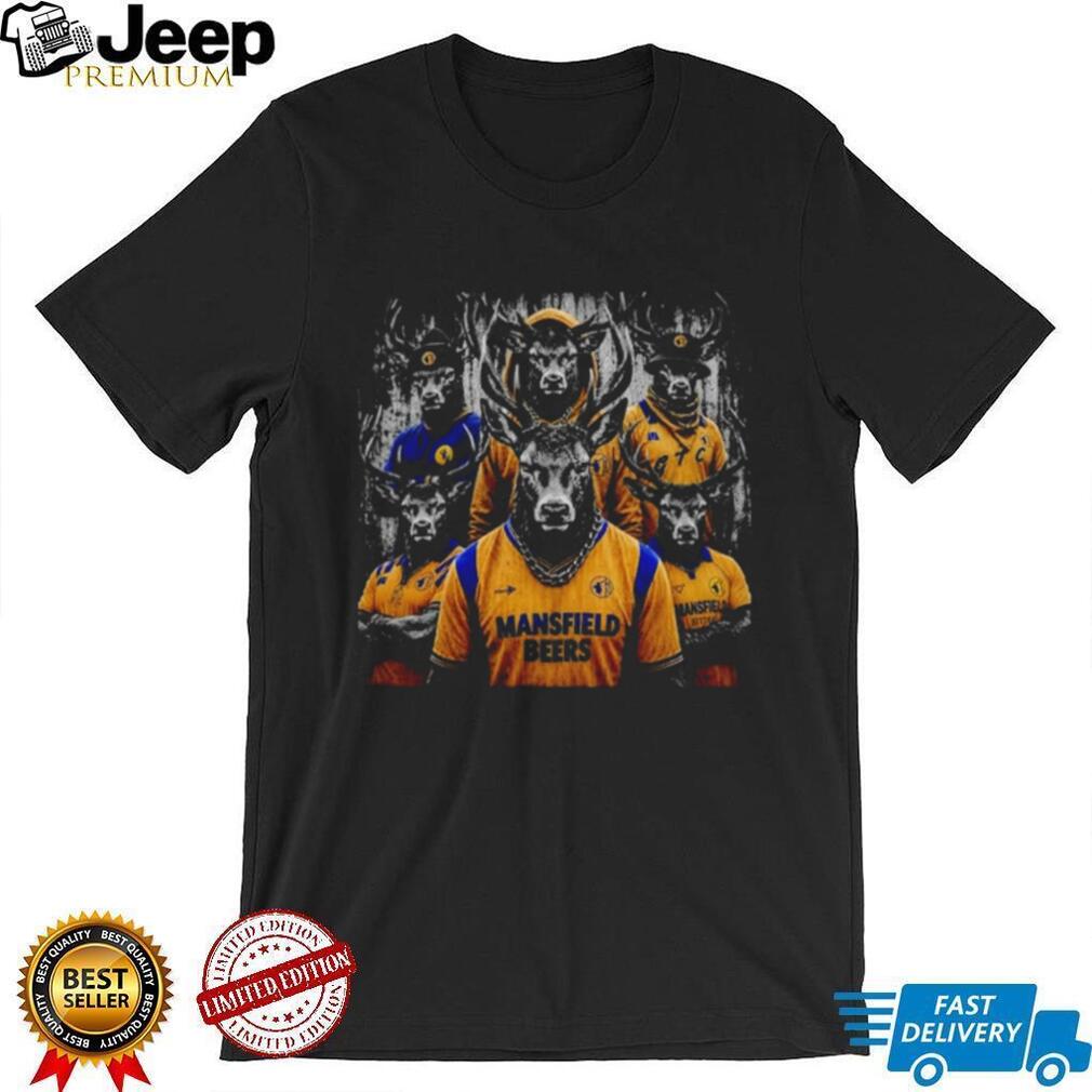 Mansfield Gangster Stags Football mascot retro shirt