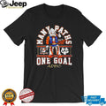 Many Paths One Goal ADHD Hockey Duck Mascot Graphic T Shirt
