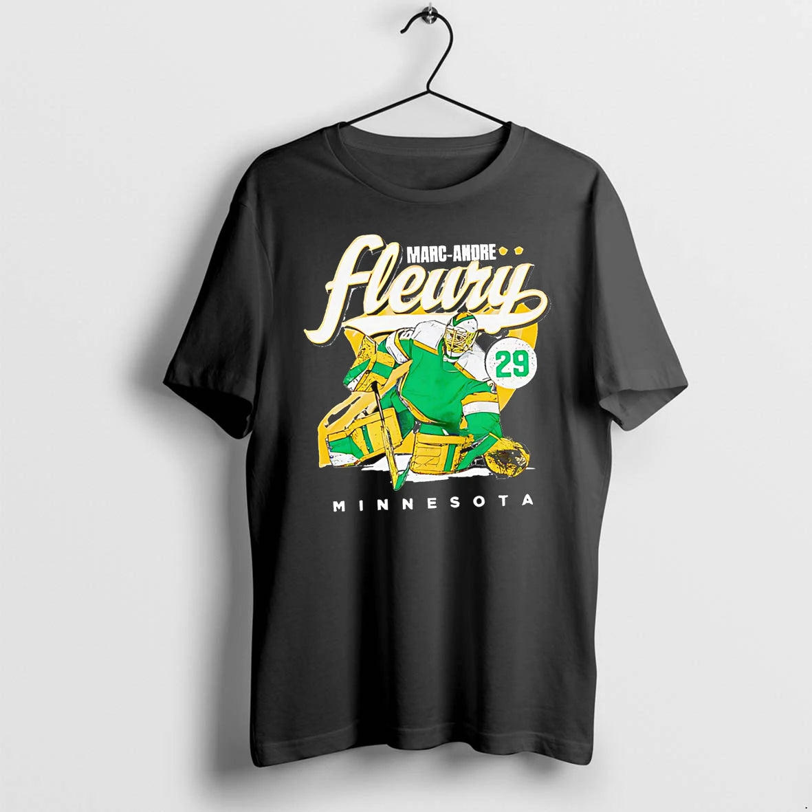 Marc Andre Fleury Minnesota Retro Hockey Tshirts Sweater