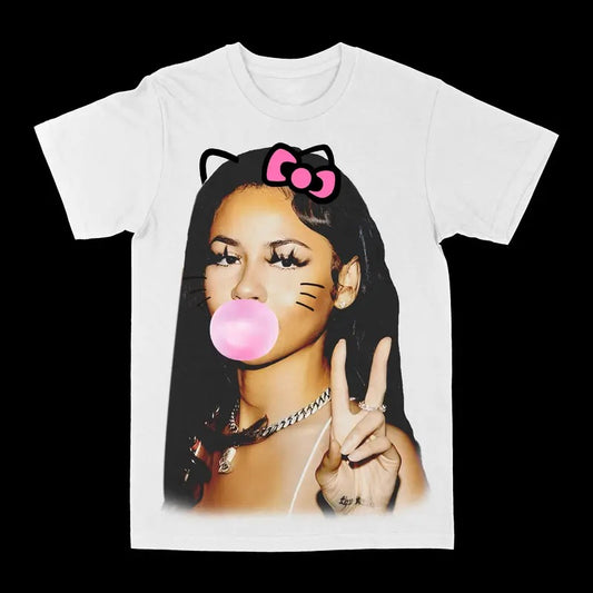 Mariah The Scientist Pink Kitty Bubble Gum Graphic T-Shirt Sweatshirt, Hoodie, Comfort Colors