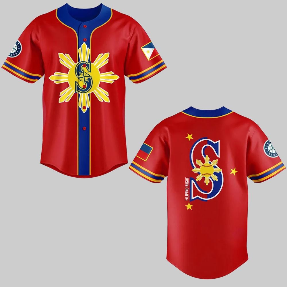 Mariners Filipino Heritage Nights Jersey 2025 - Grishko.com T-Shirts, Hoodie, Sweatshirt | WearSparks.com (Image 1)