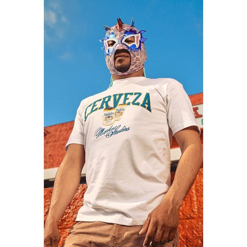 Market Men's x Modelo Cerveza T-Shirt - Multicolor