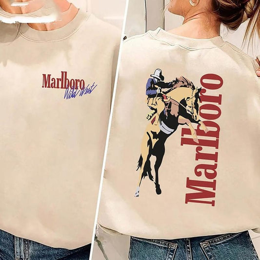 Marlboro shirt, Vintage Marlboro Cowboy, Wild West Gift, Vintage Marlboro Cowboy  T-shirt, sweater and Hoodie