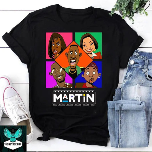 Martin TV Show Cartoon Vintage T-shirt, Martin Shirt, TV Series Shirt, Comedy Movie Shirt, Martin Payne Shirt, Martin Lawrence Shirt