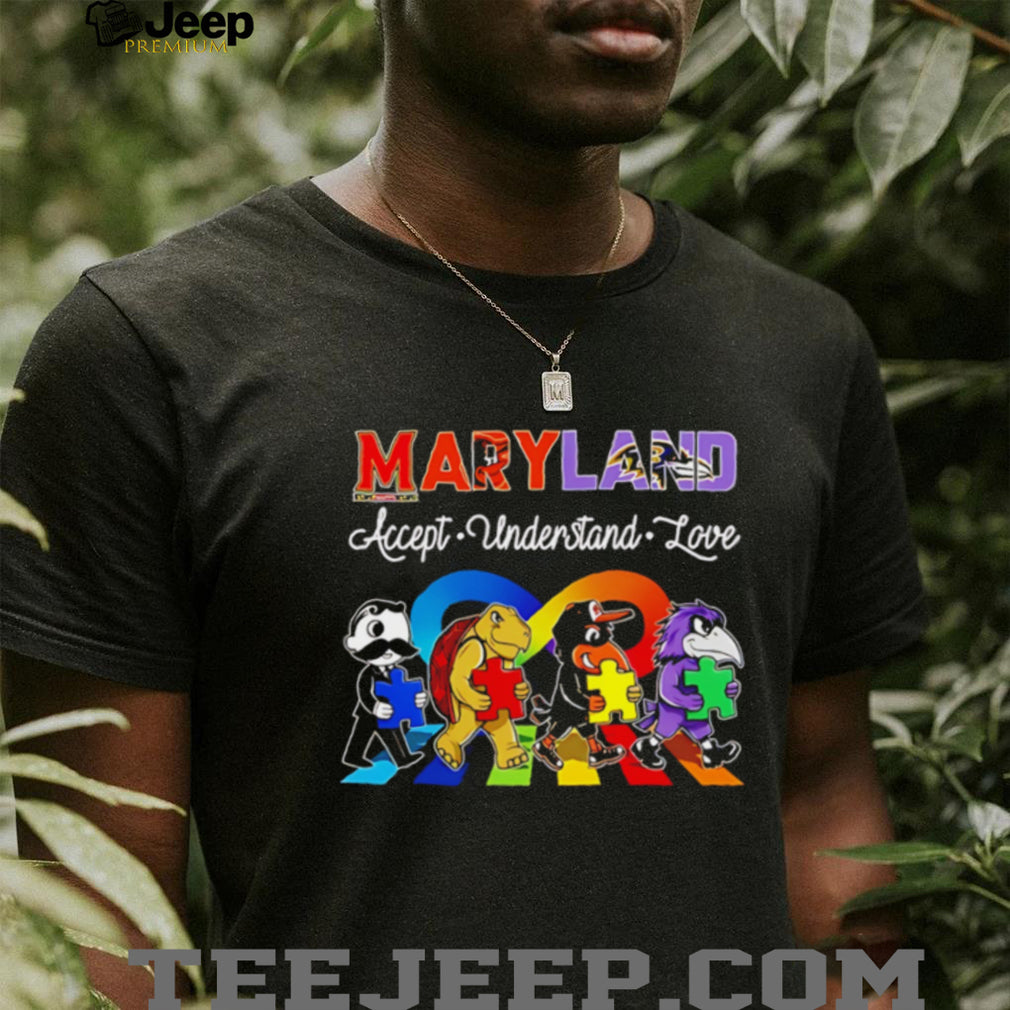 Maryland Sports pride accept understand love mascot shirt