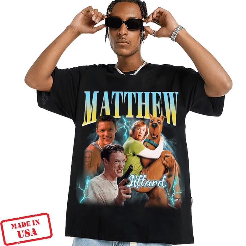 Matthew Lillard Vintage Graphic 90s Tshirt, Actor Homage Graphic T-shirt Unisex, Bootleg Retro 90's Fans Tee, Custom Photo Shirt