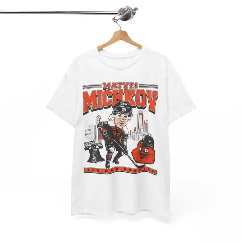 Matvei Michkov Bobblehead Flyers Shirt Hockey Graphic Unisex Tee Top