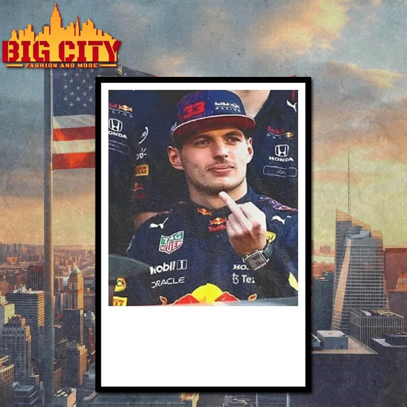 Max Verstappen Middle Finger Formula 1 Racing Meme Shirt