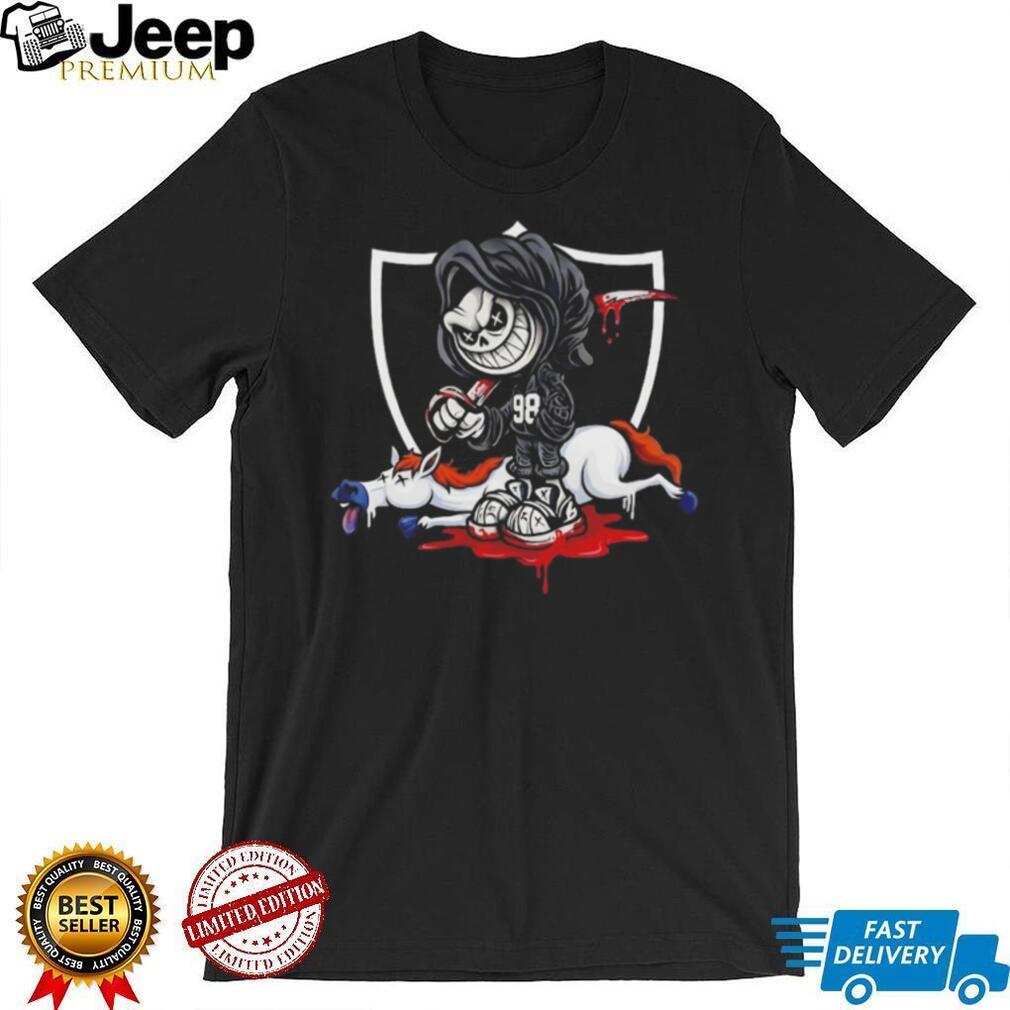 Maxx Crosby Raiders Skeleton Reaper Custom Logo Parody T Shirt