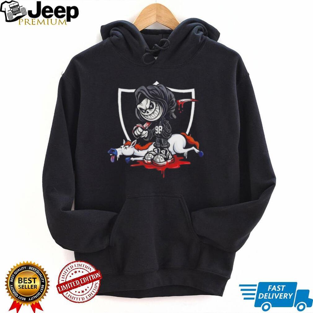 Maxx Crosby Raiders Skeleton Reaper Custom Logo Parody T Shirt