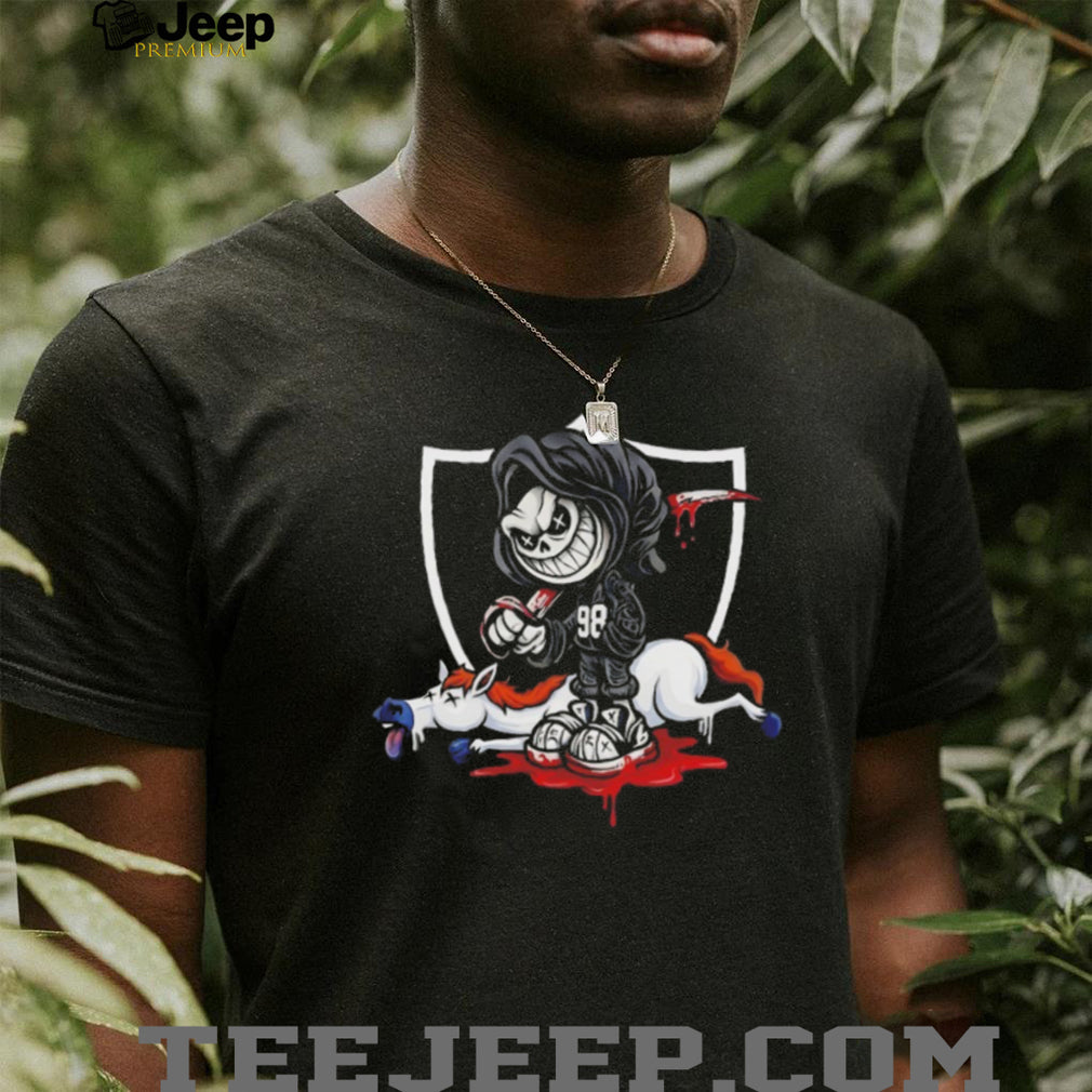Maxx Crosby Raiders Skeleton Reaper Custom Logo Parody T Shirt