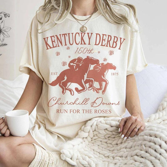 May The Horse Be With You Kentucky Derby Shirt, Comfort Colors T Shirt, Horse Name Racing Weekend 2024, Derby May The Fourth,150th Kentucky Horse Racing Gift