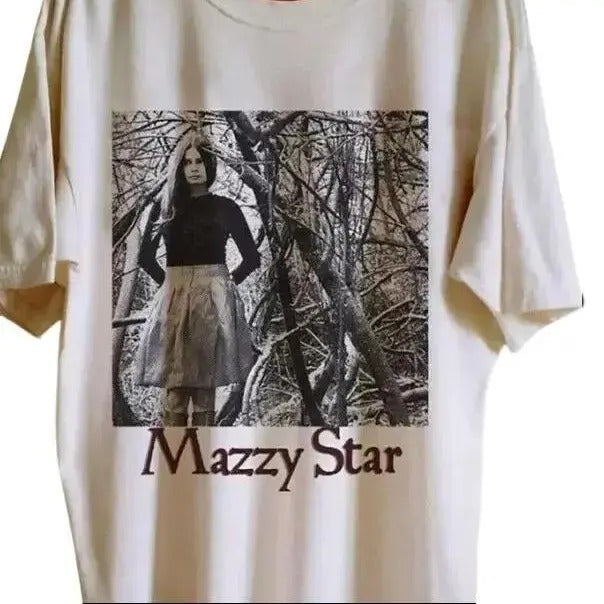 Mazzy Star Band Shirt Gift For Men Women Unisex Tshirt unisex cotton Shirt