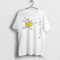 Me Crisps Pink Stick Figure Being Grabbed By Giant Yellow Hand Tshirts Sweater