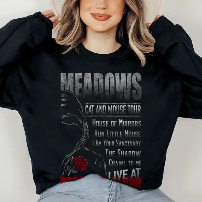 Meadows Cat & Mouse Tour | Sweatshirt | HD Carlton Officially Licensed