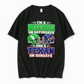 Mean Green On Saturdays And A Texan On Sundays Football Fan Tshirts Sweater