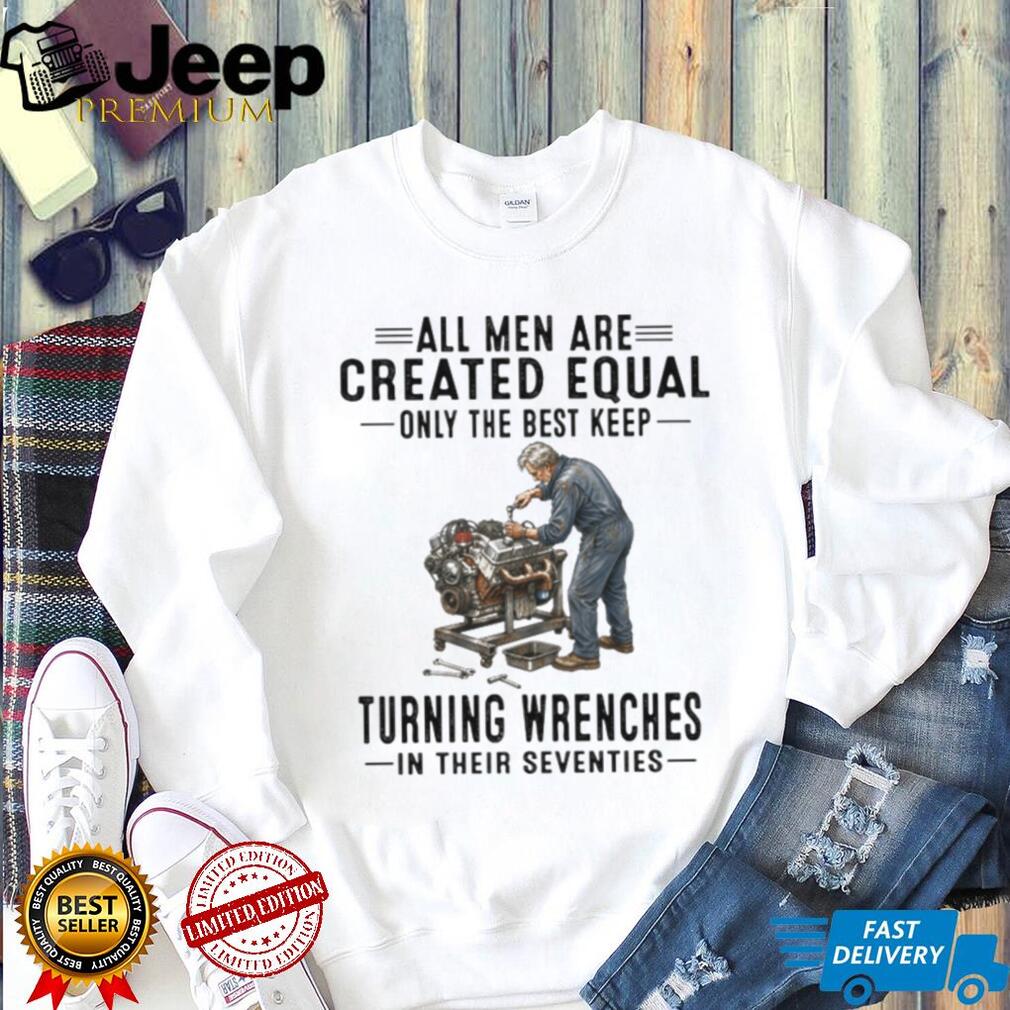 Mechanic Engine Wrench Turning Seventies Garage Shirt