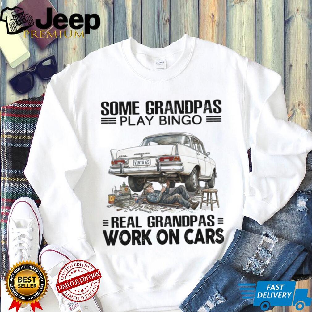 Mechanic Grandpa Car Enthusiast Auto Repair Hobbyist Shirt