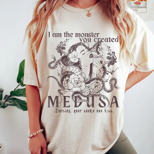 Medusa Shirt Greek Mythology Medusa Renaissance Shirt Greek Goddess Greek Dress Mythology Shirt Dark Academia Clothing Snake Shirt