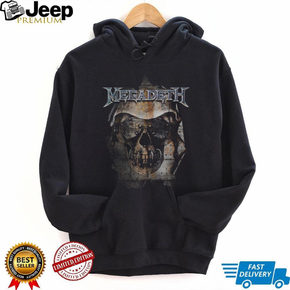 Megadeth Vic Rattlehead Ripped Metal Skull Official Graphic T Shirt