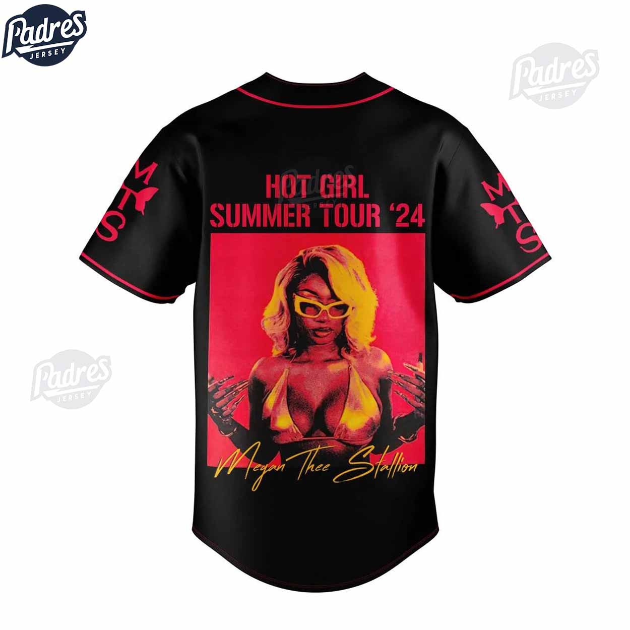 Megan Thee Stallion Hot Girl Summer Tour 2024 Baseball Jersey - Padres Jersey Oasis: Elevate Your Baseball Style Game