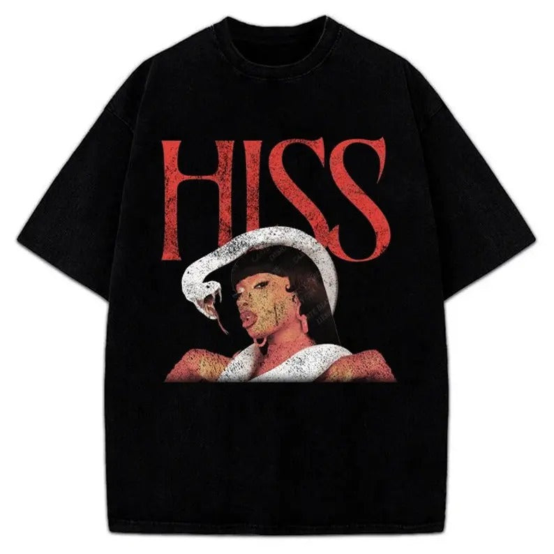 Megan Thee Stallion T-Shirt Hiss Vintage Graphic Fan Tee
